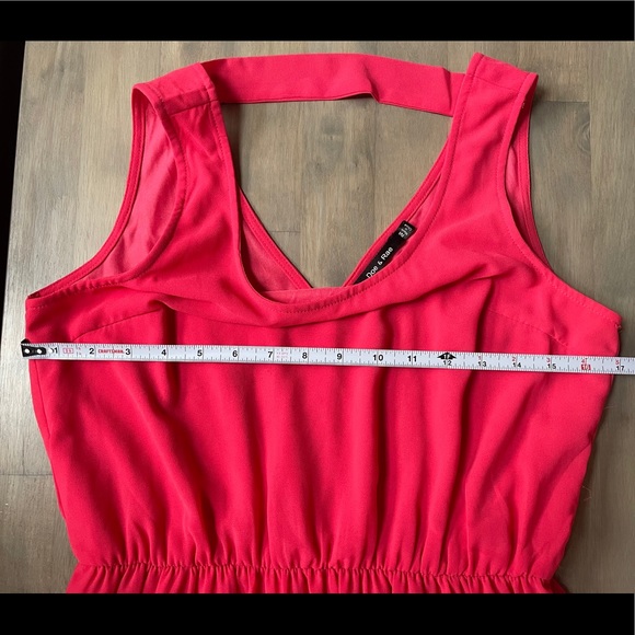 Long Lace Pink Maxi Dress Medium - Picture 9 of 9